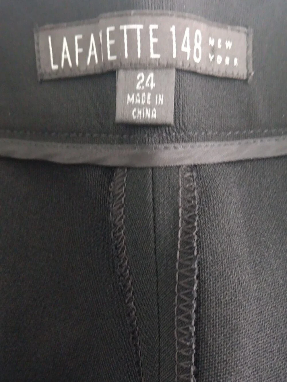 Lafayette 148 Flat Front Straight Leg Trousers #3912